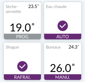 Pilotage à distance du chauffage/climatisation d'une maison individuelle